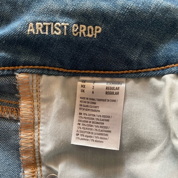 American Eagle Artist Crop Jean - Picture 7 of 9